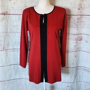 Misook Asian Style Tunic Size Small